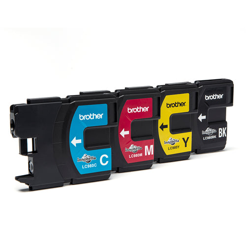 Brother LC980VALBP ink cartridge 4 pc(s) Original Black, Cyan, Magenta, Yellow Brother LC980VALBP ink cartridge 4 pc(s) Original Black, Cyan, Magenta, Yellow